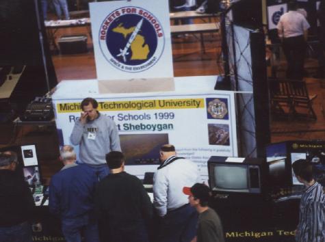 one of the many booths