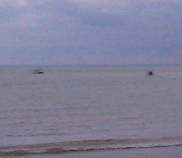 Coast Guard Boats - outside where it was cold